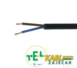 Kabl TEL H03VV-F (PP/L) crni 2x0.75